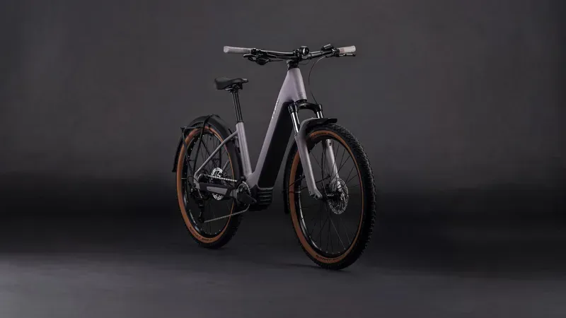 2026 Cube Reaction Hybrid Performance 600 FE E-MTB In Plumgrey/Blac-3