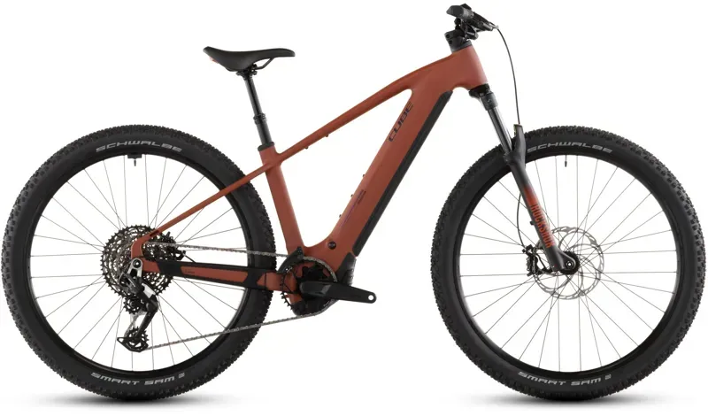2026 Cube Reaction Hybrid Race 800 E-MTB in Amber/Black