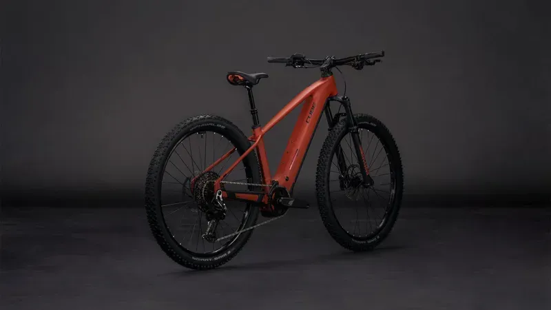 2026 Cube Reaction Hybrid Race 800 E-MTB in Amber/Black-1