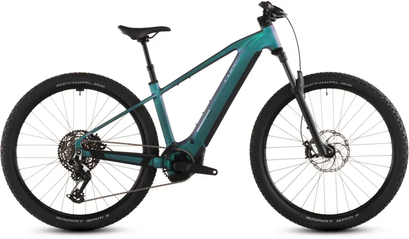 2026 Cube Reaction Hybrid Race 800 E-MTB in Polar Light/Prism