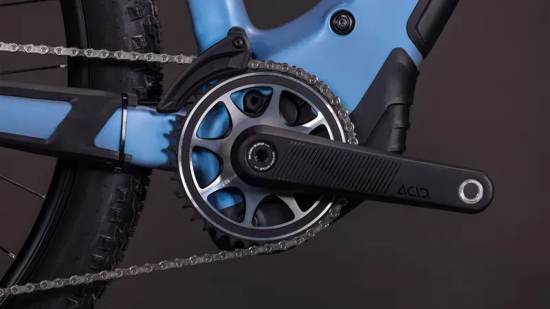 2026 Cube Reaction Hybrid SLT 800 E-Hybrid Bike in Haze Blue/Fume-6