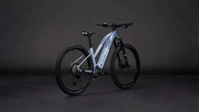 2026 Cube Reaction Hybrid SLX 800 E-MTB in Gauze Grey/Ice Blue-3