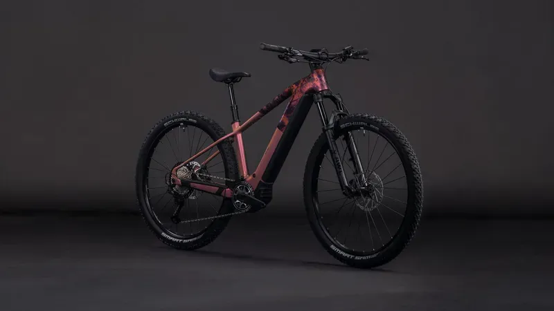 2026 Cube Reaction Hybrid SLX 800 E-MTB in Shift Blush/Art-1