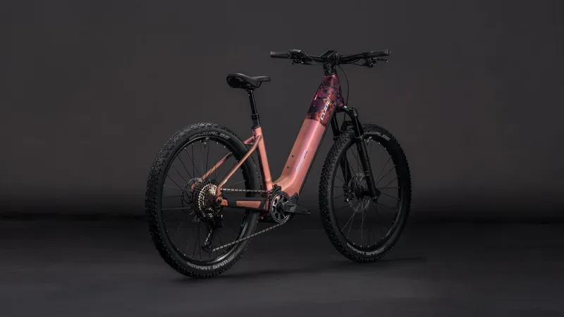 2026 Cube Reaction Hybrid SLX 800 E-MTB in Shift Blush/Art-5