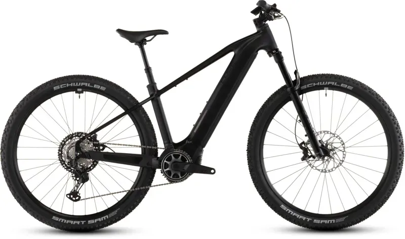 2026 Cube Reaction Hybrid SLX 800 E-MTB in Silver Dust/ Chrome