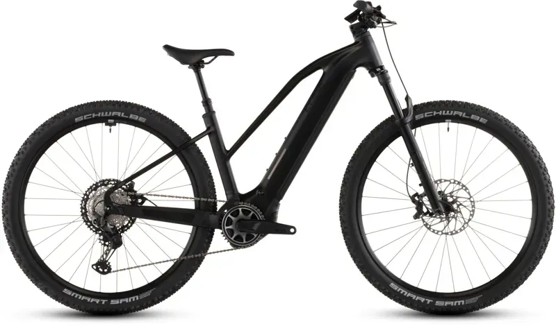 2026 Cube Reaction Hybrid SLX 800 E-MTB in Silver Dust/ Chrome-2