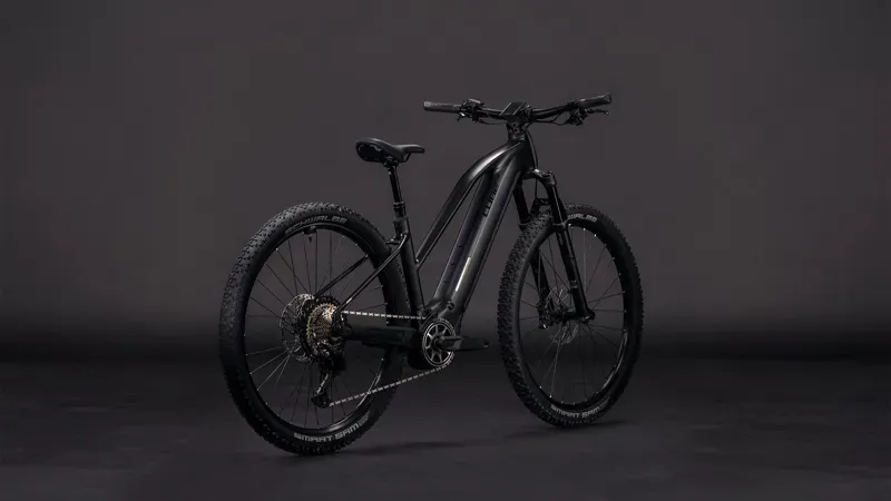 2026 Cube Reaction Hybrid SLX 800 E-MTB in Silver Dust/ Chrome-3
