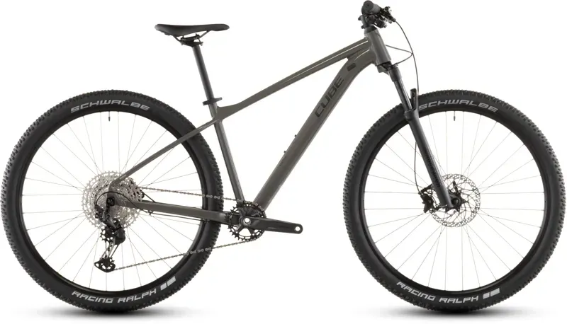 2026 Cube Reaction Pro Mountain Bike In Old Grey/Black
