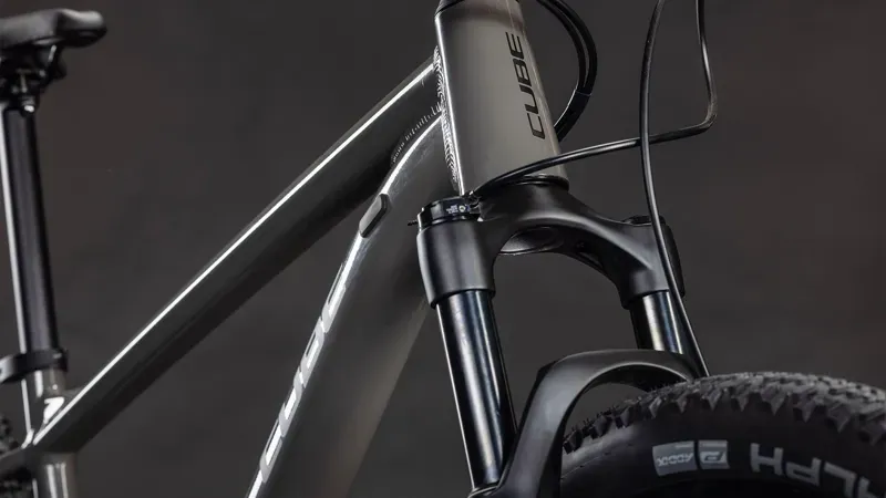 2026 Cube Reaction Pro Mountain Bike In Old Grey/Black-6