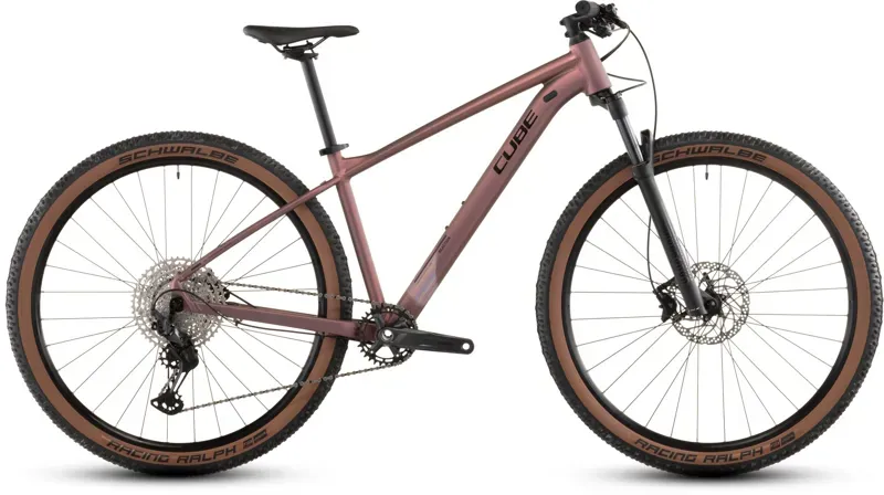 2026 Cube Reaction Pro Mountain Bike In Shift Blush/Black
