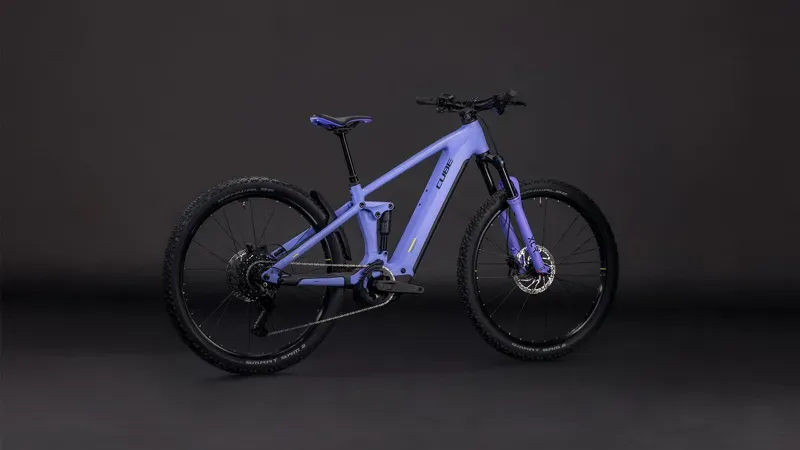 2026 Cube Stereo Hybrid One22 Pro 800 E-Hybrid in Lucidlilac/Lime-1