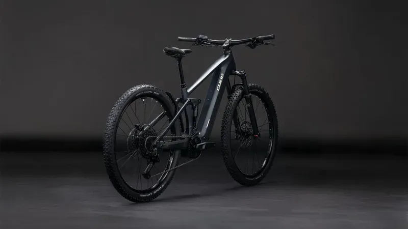 2026 Cube Stereo Hybrid One22 Pro 800 E-Hybrid in Night/Chrome-1