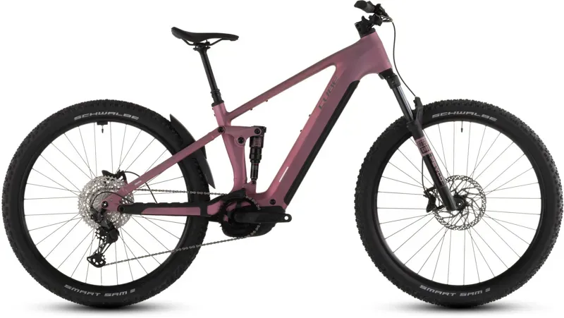 2026 Cube Stereo Hybrid one22 Race 800 E-Hybrid Bike In Shift Blush/Black