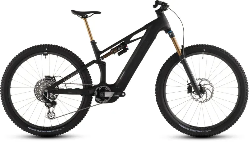 2026 Cube Stereo Hybrid One44 HPC SLT 800 E-MTB Carbon Grid/Chrome
