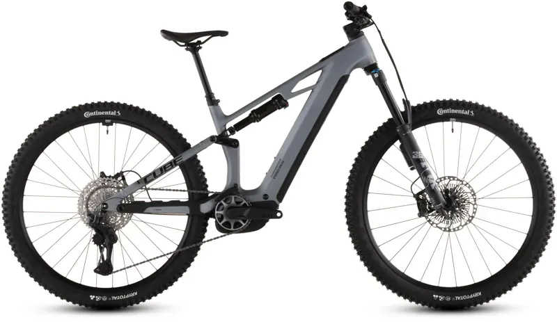 2026 Cube Stereo Hybrid ONE44 HPC SLX EVO 800 E-MTB in Slate Grey/Black