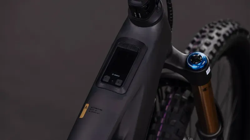 2026 Cube Stereo Hybrid One77 HPC AT 800 E-MTB In Carbon/Gold-2