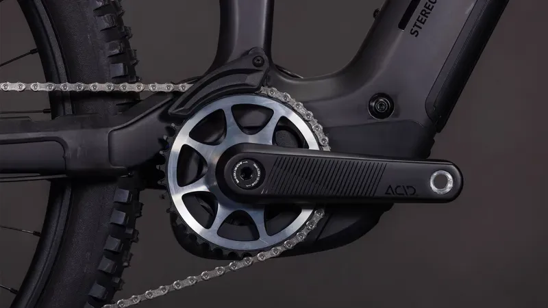 2026 Cube Stereo Hybrid One77 HPC AT 800 E-MTB In Carbon/Gold-4