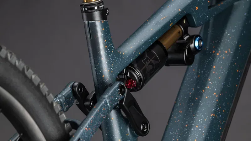 2026 Cube Stereo Hybrid One77 HPC SLT 800 E-MTB in Galaxy/Orange-7