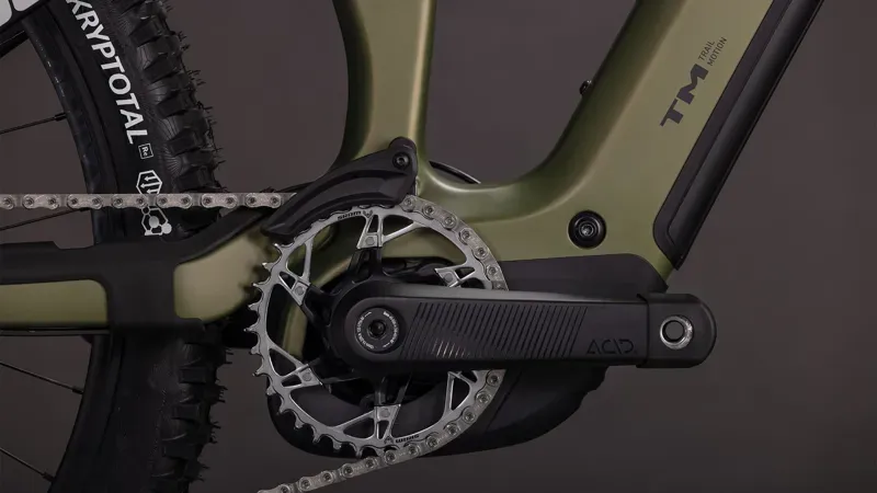 2026 Cube Stereo Hybrid One77 HPC TM 800 E-MTB in Reed Green/Matrix-4