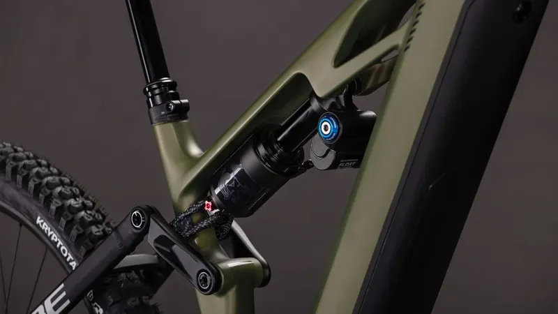 2026 Cube Stereo Hybrid One77 HPC TM 800 E-MTB in Reed Green/Matrix-6