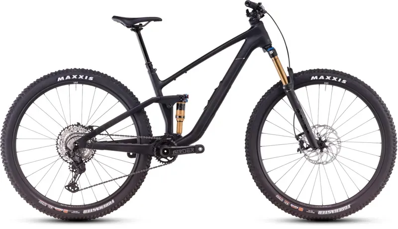 2025 Cube Stereo One44 C:62 Race 29 Mountain Bike in Blackline