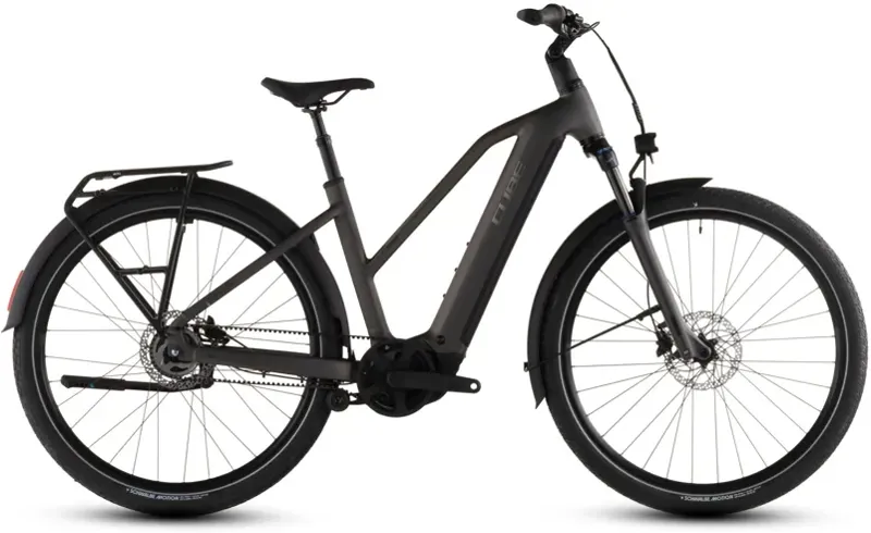 2026 Cube Touring Hybrid Comfort SLX 800 E-Hybrid Bike in Charcoal/Chrome-2