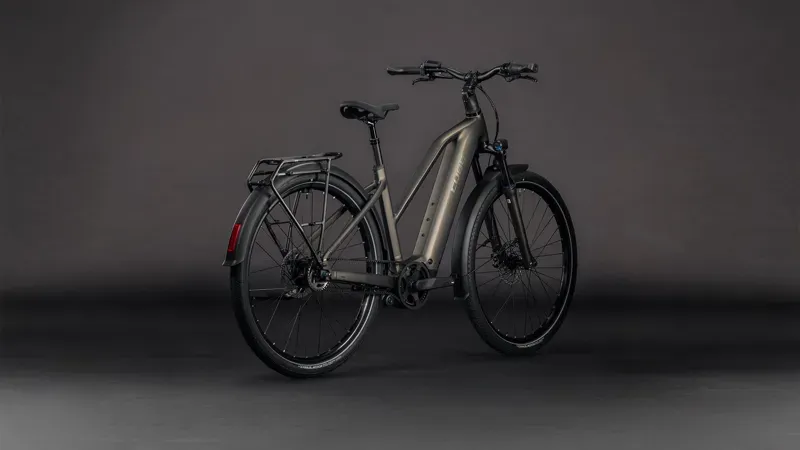 2026 Cube Touring Hybrid Comfort SLX 800 E-Hybrid Bike in Charcoal/Chrome-3