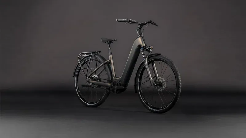 2026 Cube Touring Hybrid Comfort SLX 800 E-Hybrid Bike in Charcoal/Chrome-5