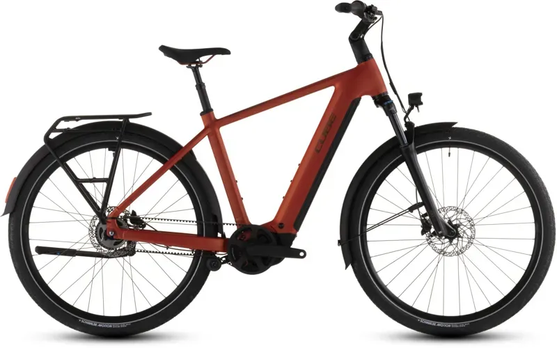 2026 Cube Touring Hybrid Comfort SLX 800 E-Hybrid Bike in Chilli/Chrome
