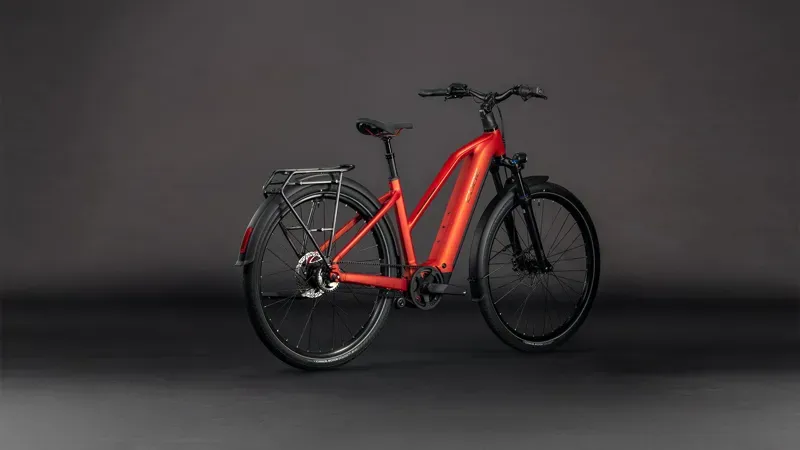 2026 Cube Touring Hybrid Comfort SLX 800 E-Hybrid Bike in Chilli/Chrome-3