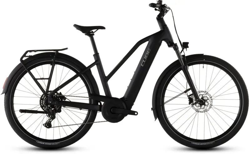 2026 Cube Touring Hybrid One 600 E-Hybrid Bike in Coal/Chrome-2