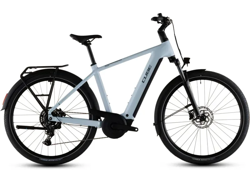 2026 Cube Touring Hybrid One 600 E-Hybrid Bike in Glacier/Reflex