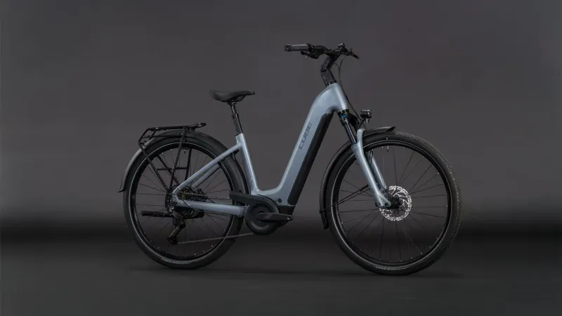 2026 Cube Touring Hybrid Pro 800 E-Hybrid Bike in Pearl Grey/Grey-5