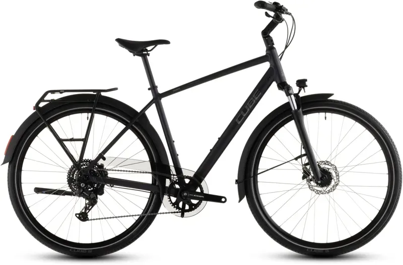 2026 Cube Touring One Hybrid Bike in Night/Chrome