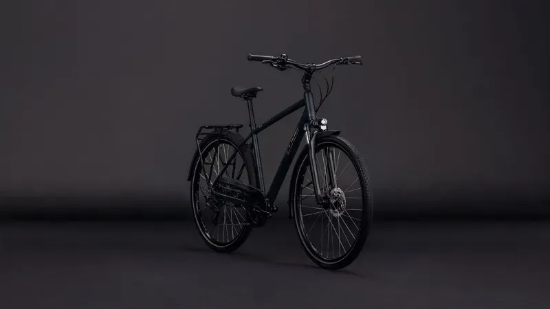 2026 Cube Touring One Hybrid Bike in Night/Chrome-1