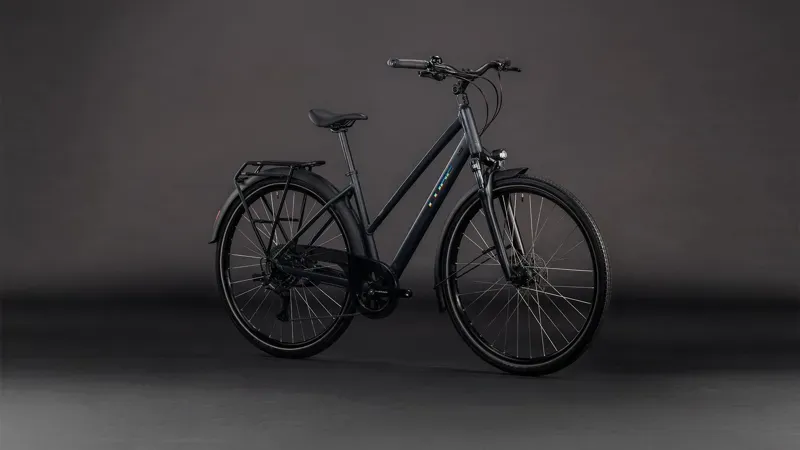 2026 Cube Touring One Hybrid Bike in Night/Chrome-3