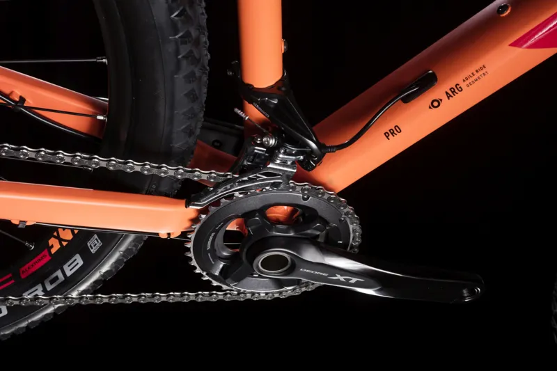 2019 Cube Reaction Pro Hardtail Mountain Bike in Orange-3