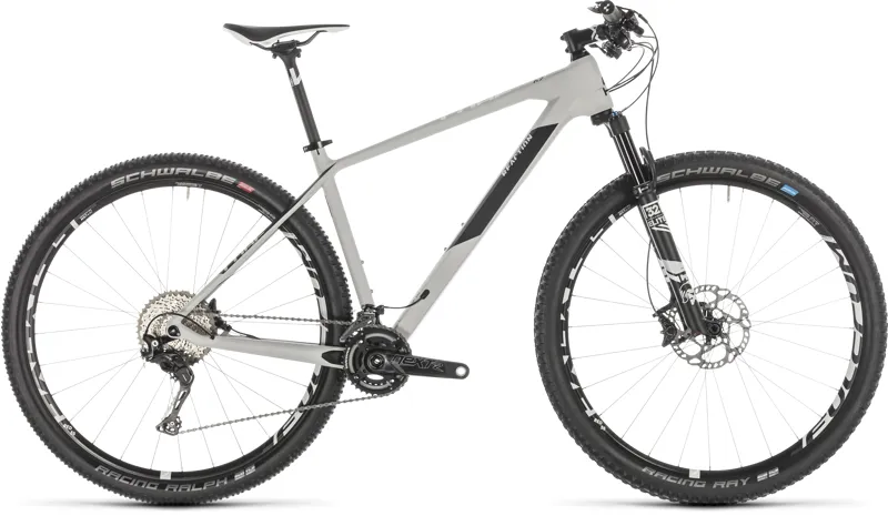 2019 Cube Reaction C:62 SL Hardtail Mountain Bike in Grey