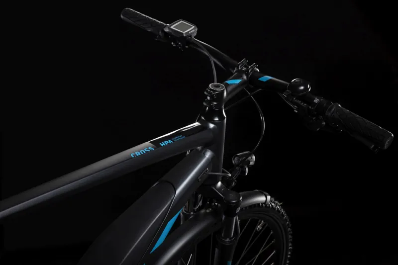 2019 Cube Cross Hybrid One 500 Allroad Electric Bike in Grey-2