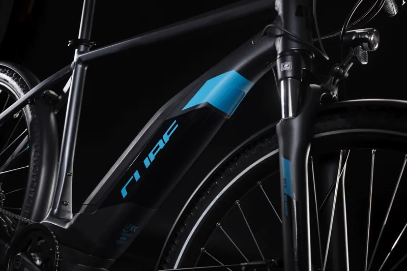 2019 Cube Cross Hybrid One 500 Allroad Electric Bike in Grey-3