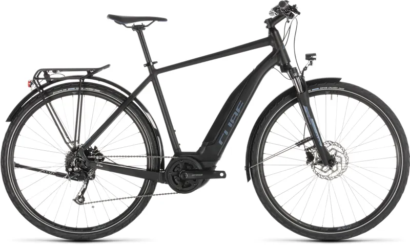 2019 Cube Touring Hybrid One 400 Electric Bike in Black