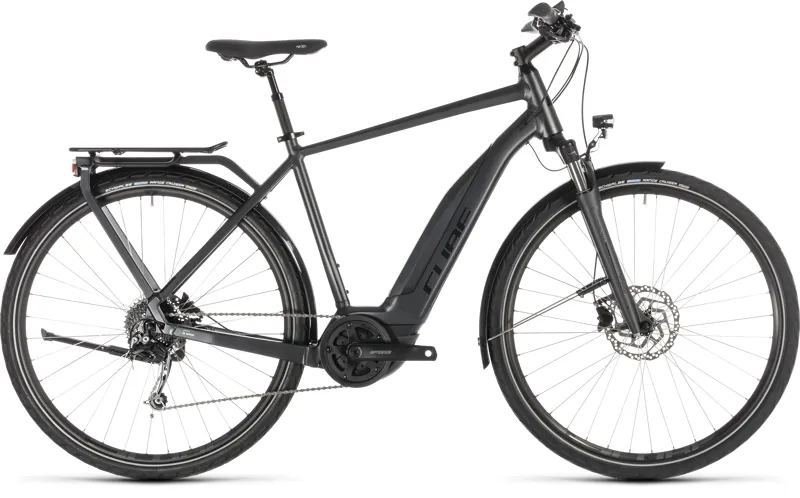 2019 Cube Touring Hybrid 500 Electric Bike in Grey