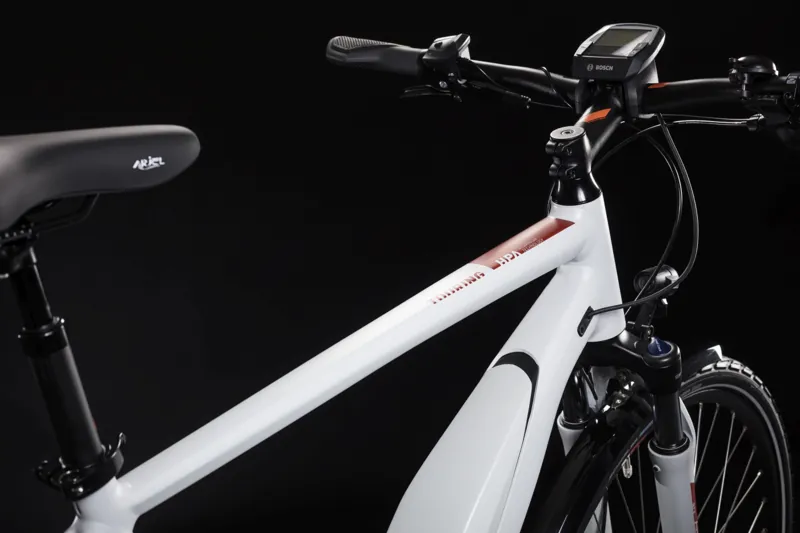 2019 Cube Touring Hybrid 500 Electric Bike in White-2