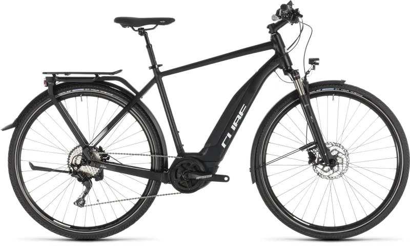 2019 Cube Touring Hybrid Pro 500 Electric Bike in Black