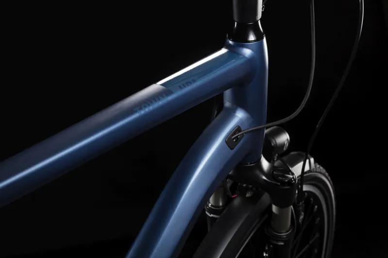 2019 Cube Town Hybrid Exc 400 Electric Bike in Blue-1