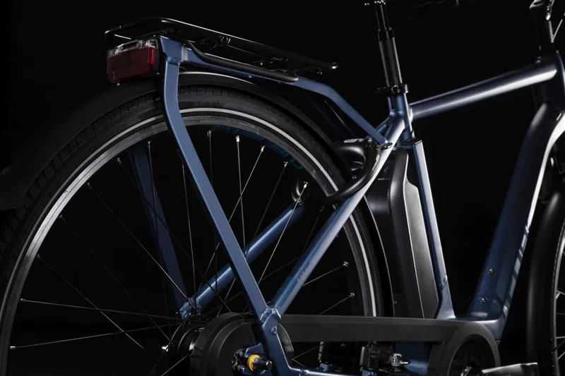 2019 Cube Town Hybrid Exc 400 Electric Bike in Blue-2