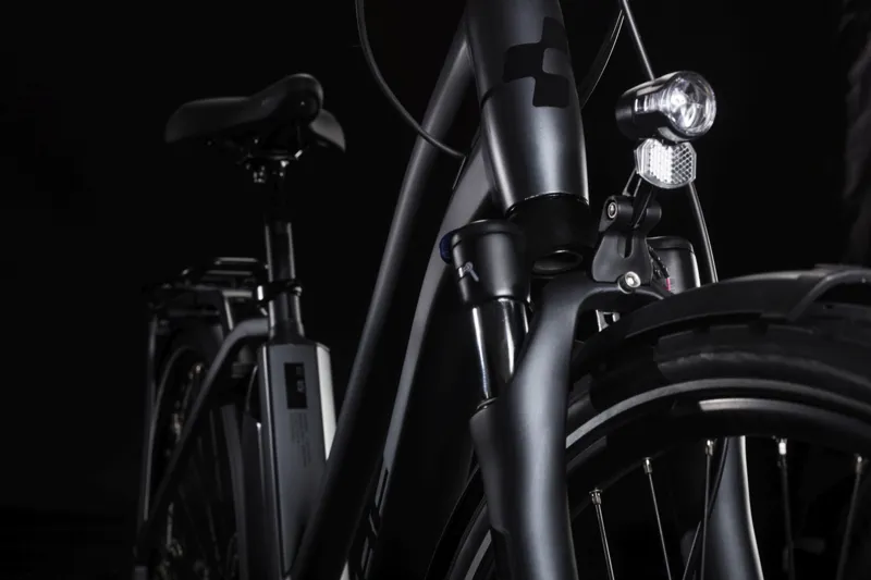 2019 Cube Town Sport Hybrid Pro 400 Electric Bike in Grey-2