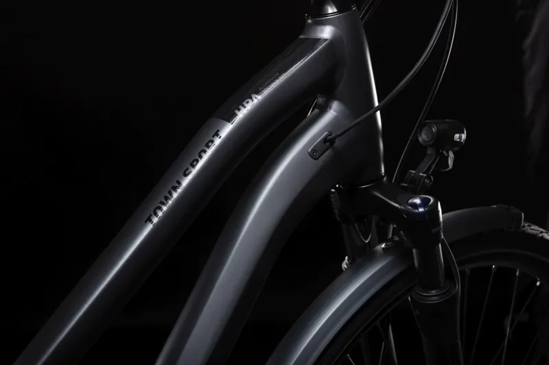 2019 Cube Town Sport Hybrid Pro 400 Electric Bike in Grey-4