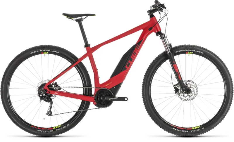 2019 Cube Acid Hybrid One 400 29 Electric Bike in Red