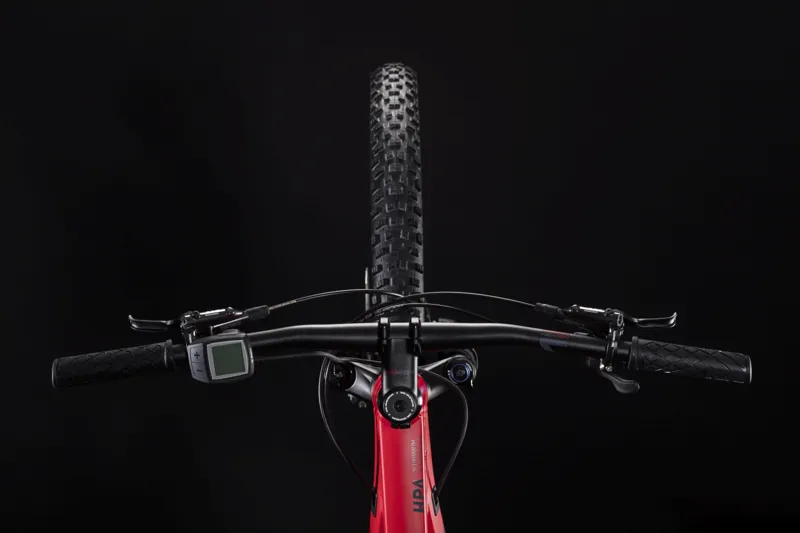 2019 Cube Reaction Hybrid Race 500 Mens Electric Mountain Bike in Red-1
